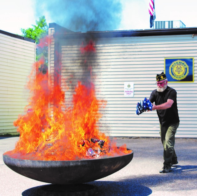 Flag Burning Ceremony